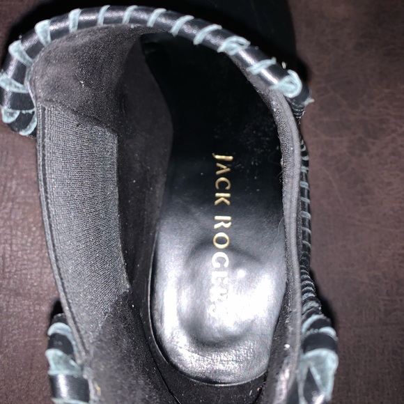 Jack Rogers Poppy Chelsea Booties. Black Leather. Size 8.5 - Picture 2 of 6